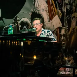 a group of people on a stage